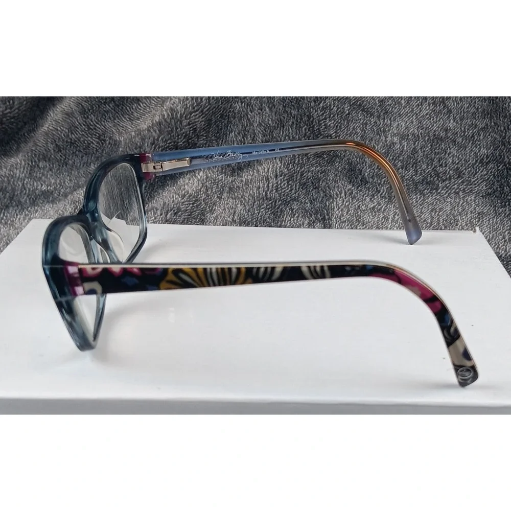 Vera Bradley Marcella S African‎ Violet Eyeglass Frames Floral Temples 51-17-135